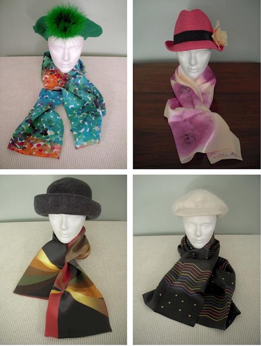 Designer Silk Scarfs by Lollie