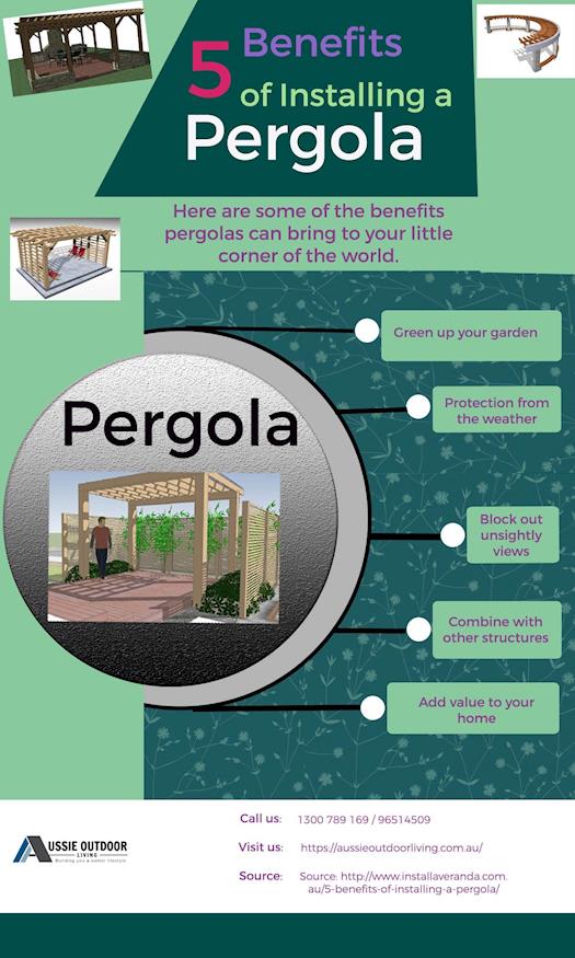 5 Benefits of Installing a Pergola