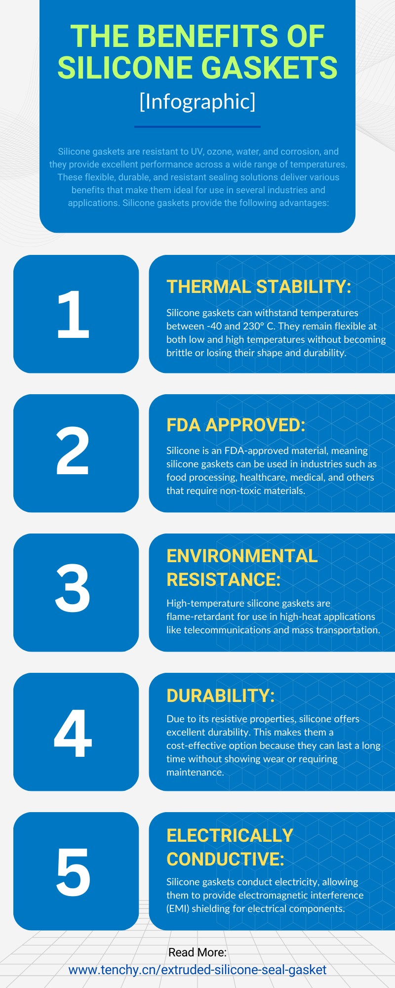 The Benefits of Silicone Gaskets [Infographic]