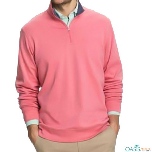 Coral pink full sleeve sweatshirt