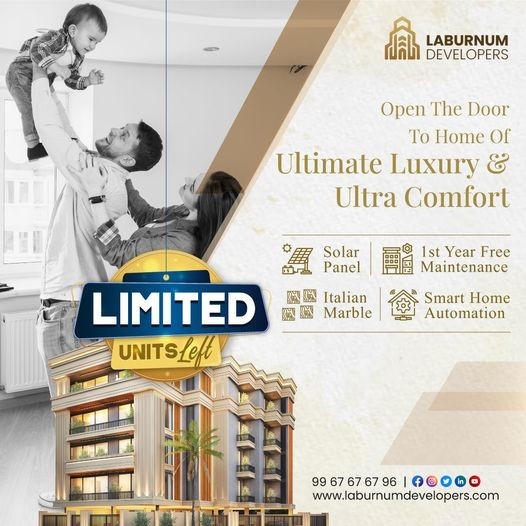 Ultimate Luxury and Ultra Comfort with Laburnum Developers