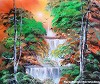 Orange forest - Spray paint art secrets