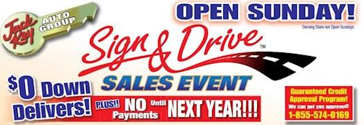 Jack Key Sign & Drive Sales Event - Cars at Deep Discounts!