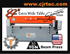 30 Ton Beam Press w/ 82'' Extra Wide Table