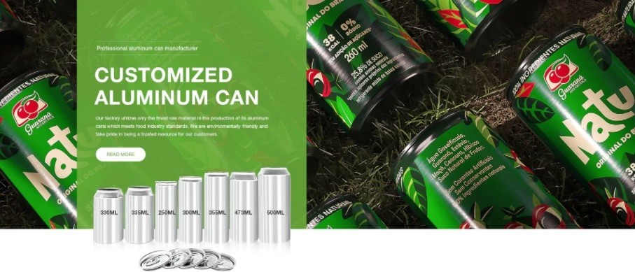 China Professional Custom Aluminum Cans Manufacturer