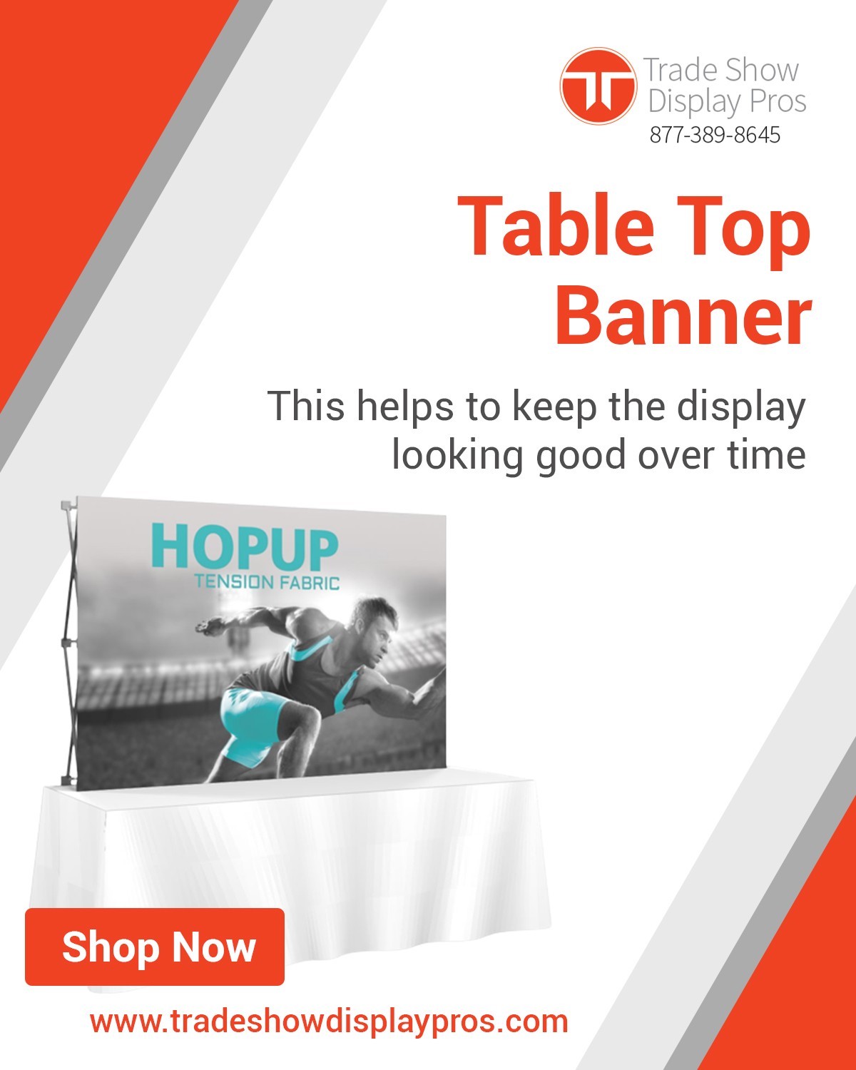 Buy Tabletop Banner from Trade Show Display Pros