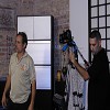Product Productions crew prep for brixnflix.com TV shoot