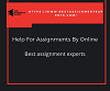 Help For Assignments By Online