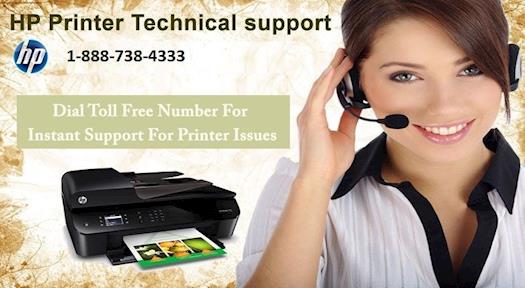 HP 1-888-738-4333 Printer Help Desk Contact Number.