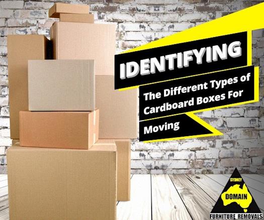 Identifying The Different Types of Cardboard Boxes For Moving
