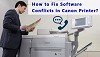 How to Fix Software Conflicts in Canon Printer?