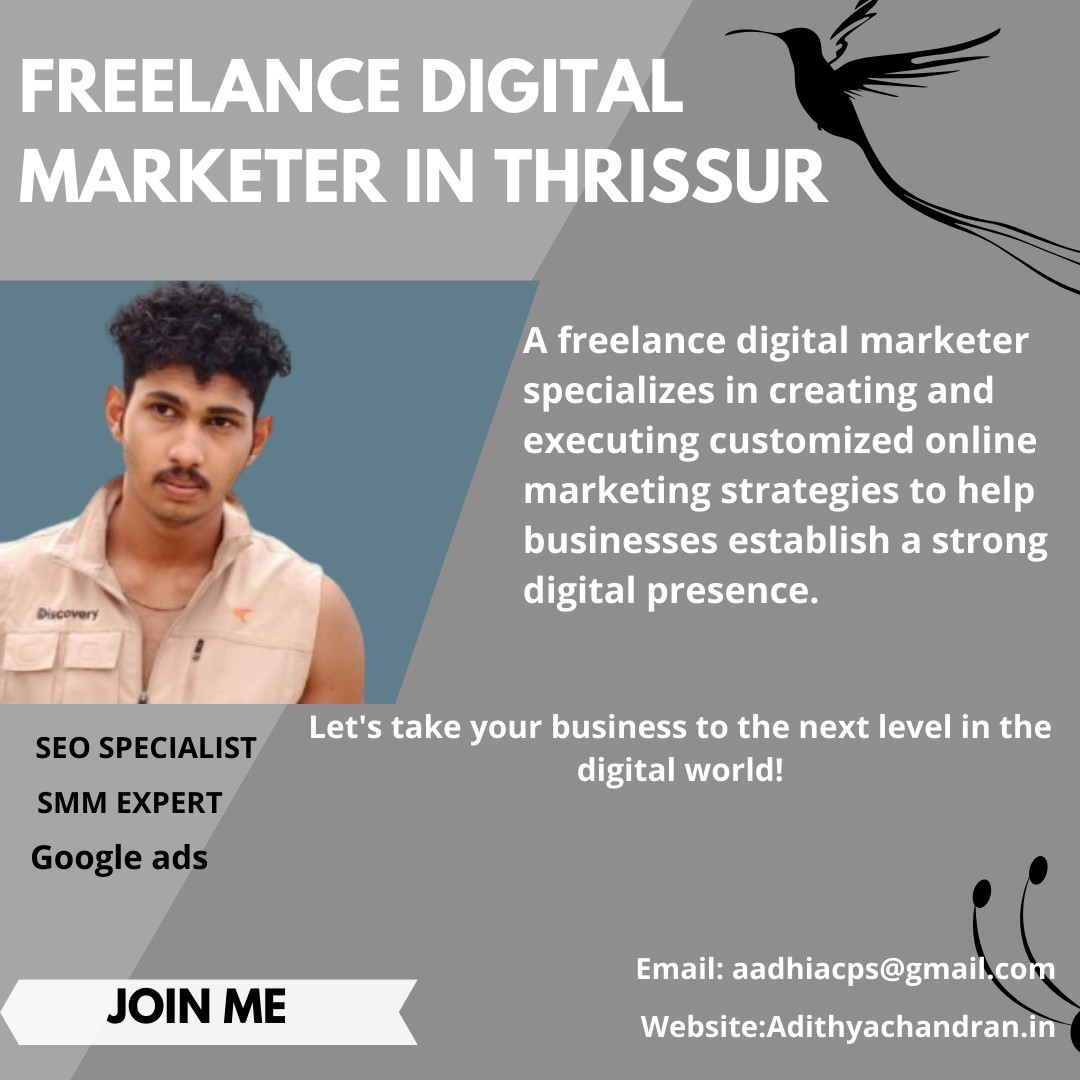 top3 freelance digital marketer in thrissur