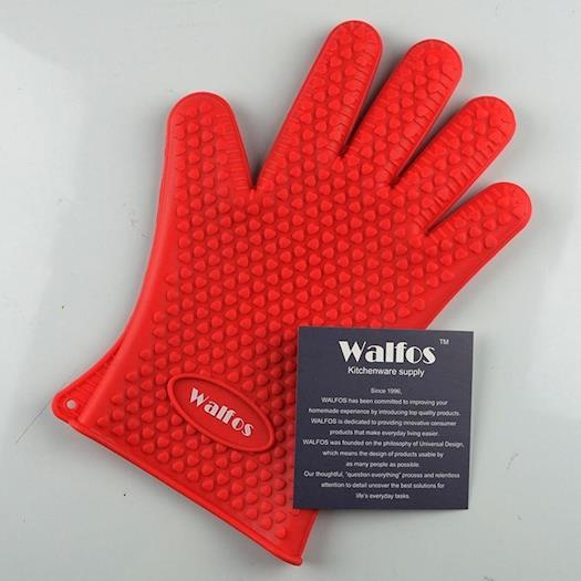 Food Grade Heat Resistant Silicone Kitchen Cooking BBQ Grill Gloves