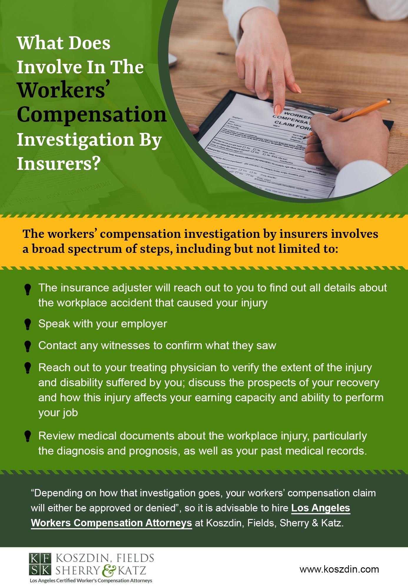 What Does Involve In The Workers Compensation Investigation By Insurers?