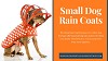 Small Dog Rain Jacket