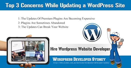 Top 3 Concerns While Updating a WordPress Site