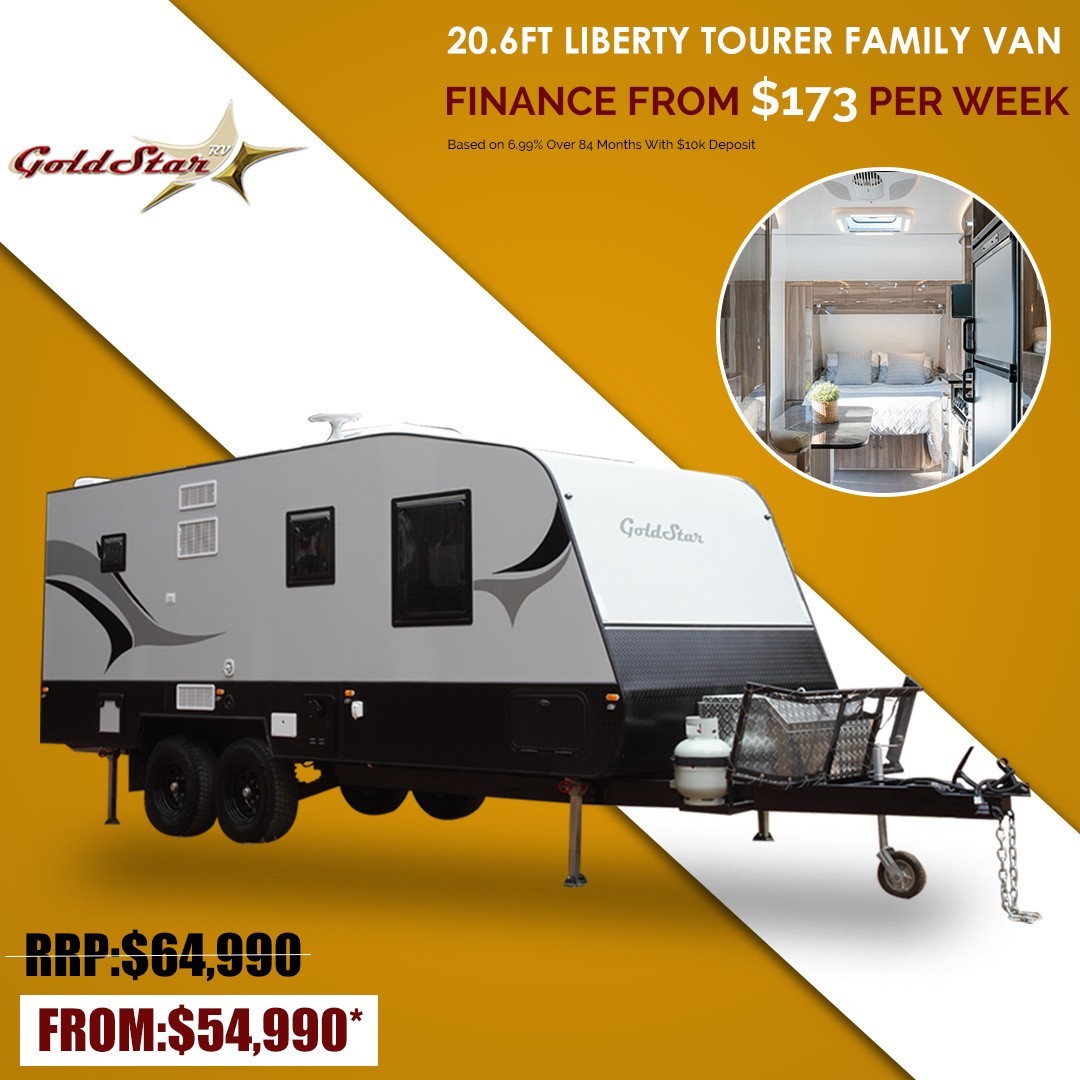 20.6 FT Liberty Tourer Family Van | The most luxurious in the Goldstar RV range of family Caravans F