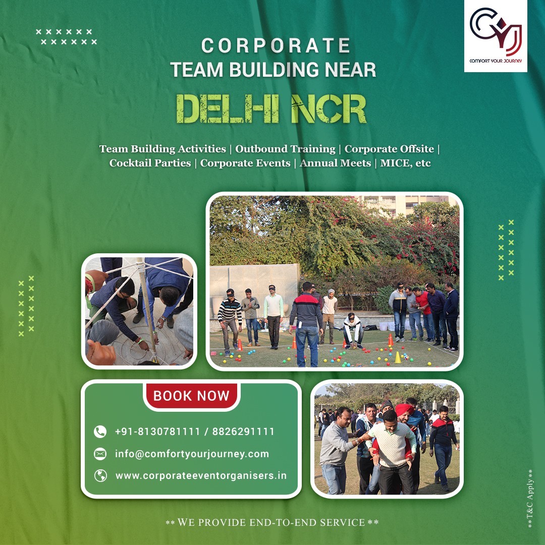 Corporate Offsite near Delhi – Team Building Activities near Delhi