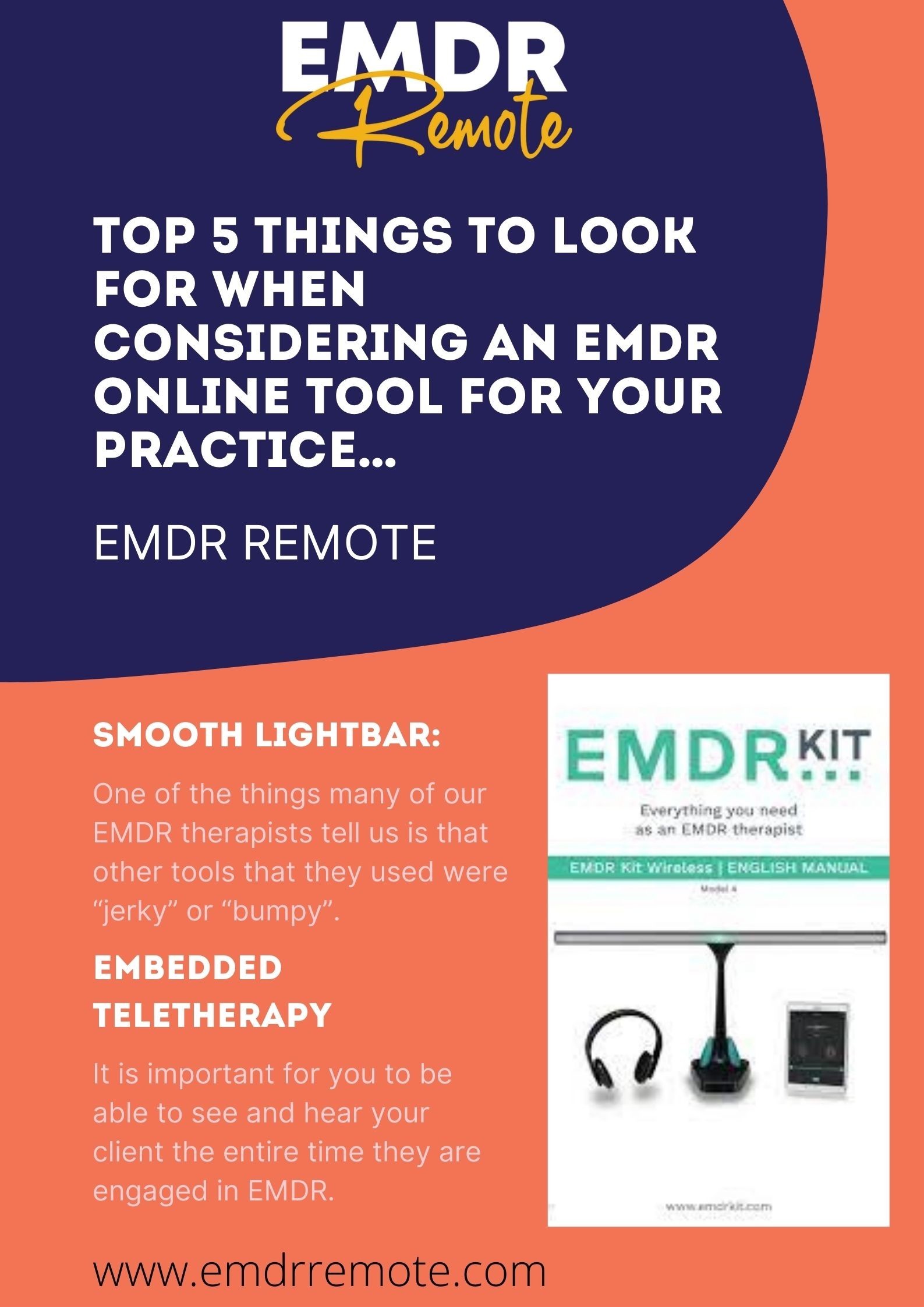 Top 5 Things To Look For When Considering An EMDR Online Tool For Your Practice…