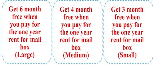 Mail Box coupon