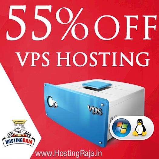 VPS Hosting India Get 55% Off