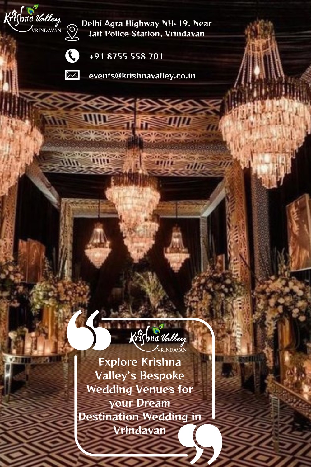 Krishna Valley Resort for Destination Wedding in Vrindavan