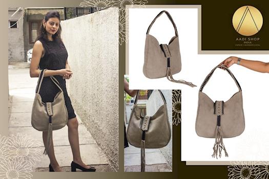Women's Leather Tote Bag - Aadi Shop