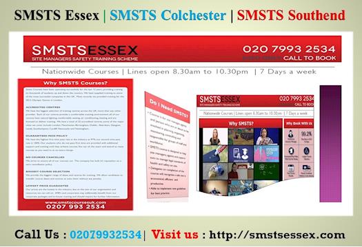 SMSTS Colchester, SMSTS Centre, UK 