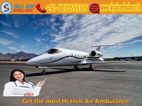 Take Sky Air Ambulance Service in Delhi at the Lowest Cost