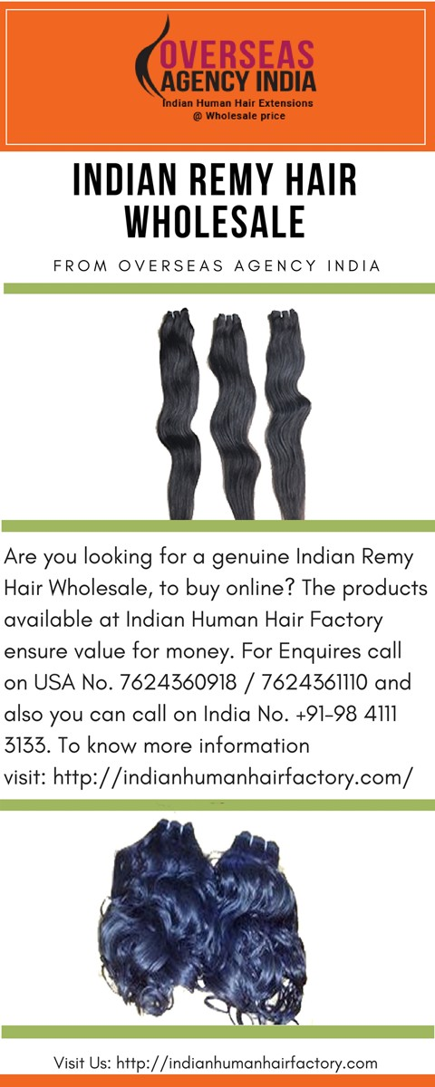 Indian Remy Hair | Overseas Agency India