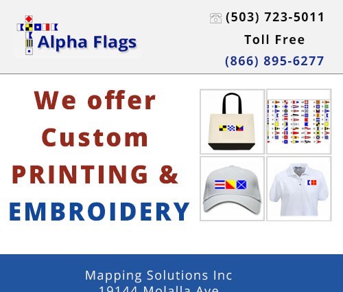 Alpha Flags Custom Printing Service