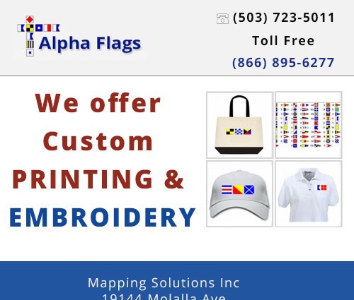 Alpha Flags Custom Printing Service