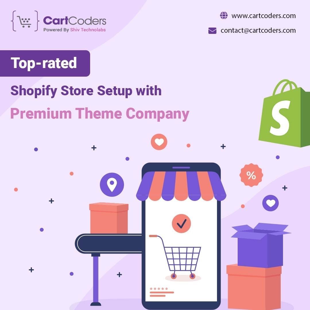Shopify Store Setup with Custom Theme Services: CartCoders