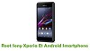 How To Root Sony Xperia E1 Android Smartphone