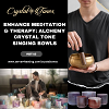 Enhance Meditation & Therapy: Alchemy Crystal Tone Singing Bowls