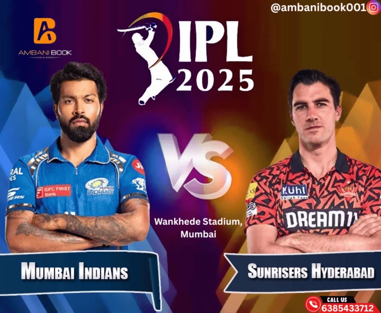 Experience IPL 2025 in Real-Time with Ambanibook – MI vs SRH, 33rd Match Highlights from Wankhede.