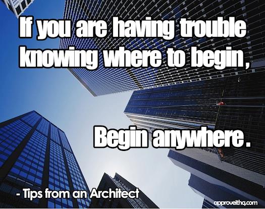 Tips from an Architect