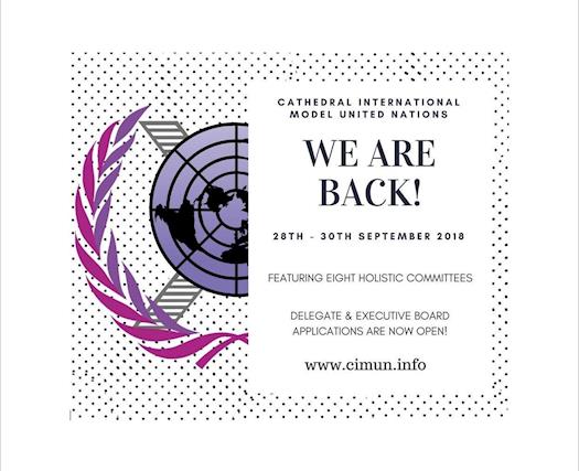 CIMUN 2018 - Cathedral Vidya School