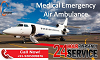 Falcon Emergency Air Ambulance Service in Raipur at Low Fare