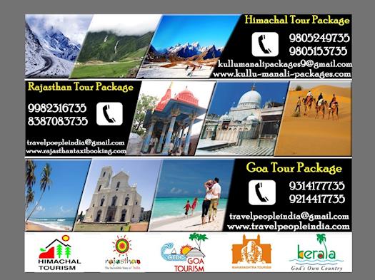 Rajasthan, Himachal, Goa Tour Packages