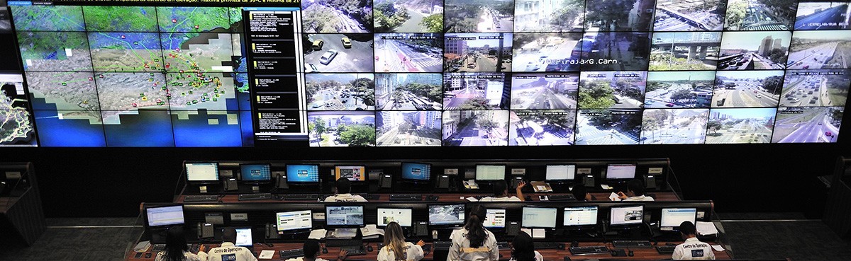 CCTV MONITORING LED VIDEO WALL