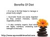 Benefits Of Diet