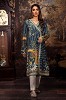 Unstitched 2 PCs Blue Khaddar Suit for Women - Loot Sale