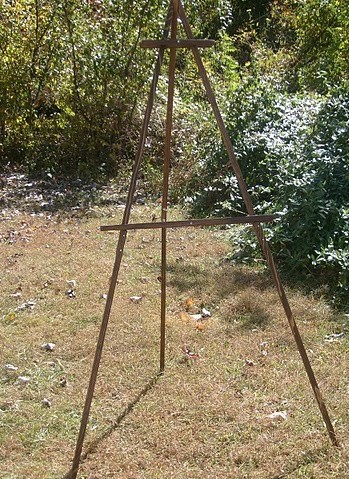 67'' Dark Walnut easel
