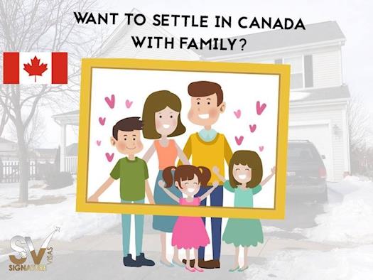 Settle in Canada with Family
