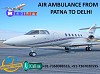 Get Hi-tech ICU Support Shifting Air Ambulance from Patna to Delhi by Medilift