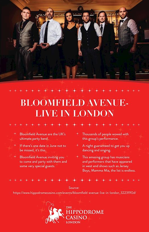 Bloomfield Avenue - Live in London