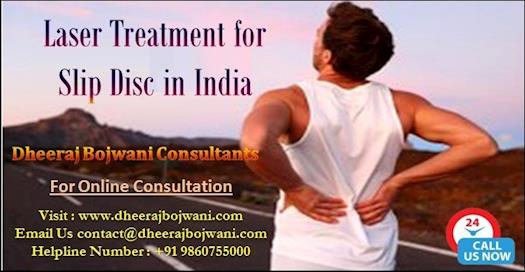 Treatment for slipped disc in India using advanced procedure