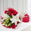 Red and White Love - Same Day Flowers Delivery