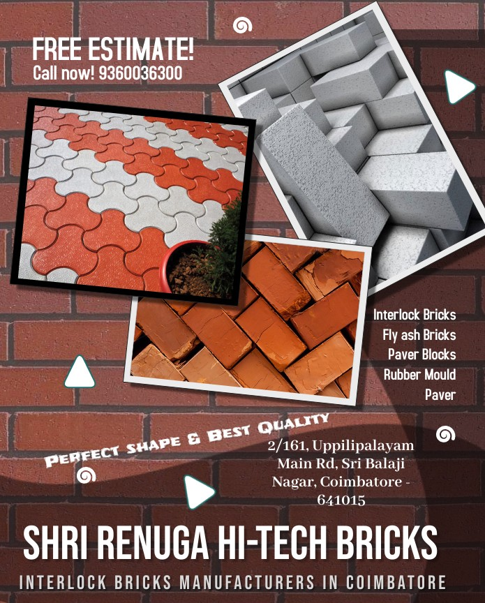 Interlock Bricks Manufacturers in Coimbatore